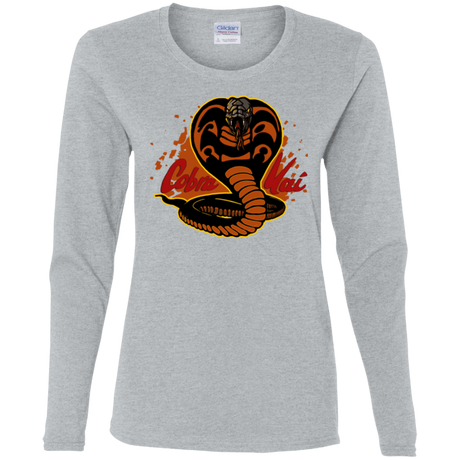 T-Shirts Sport Grey / S Familiar Reptile Women's Long Sleeve T-Shirt