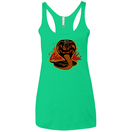 T-Shirts Envy / X-Small Familiar Reptile Women's Triblend Racerback Tank