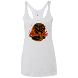 T-Shirts Heather White / X-Small Familiar Reptile Women's Triblend Racerback Tank