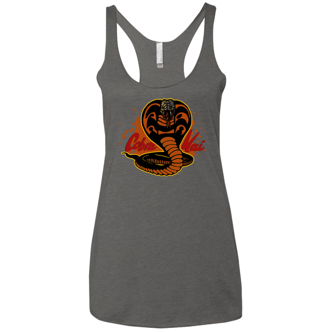 T-Shirts Premium Heather / X-Small Familiar Reptile Women's Triblend Racerback Tank