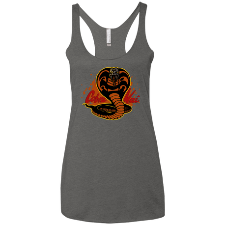 T-Shirts Premium Heather / X-Small Familiar Reptile Women's Triblend Racerback Tank