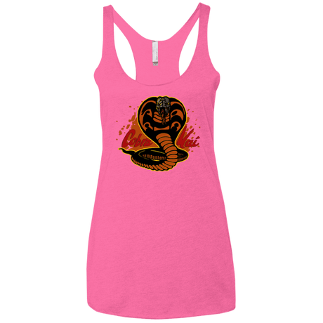 T-Shirts Vintage Pink / X-Small Familiar Reptile Women's Triblend Racerback Tank