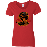 T-Shirts Red / S Familiar Reptile Women's V-Neck T-Shirt