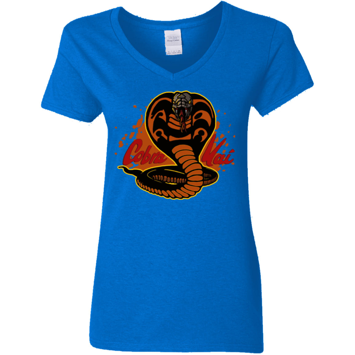 T-Shirts Royal / S Familiar Reptile Women's V-Neck T-Shirt