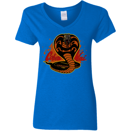 T-Shirts Royal / S Familiar Reptile Women's V-Neck T-Shirt