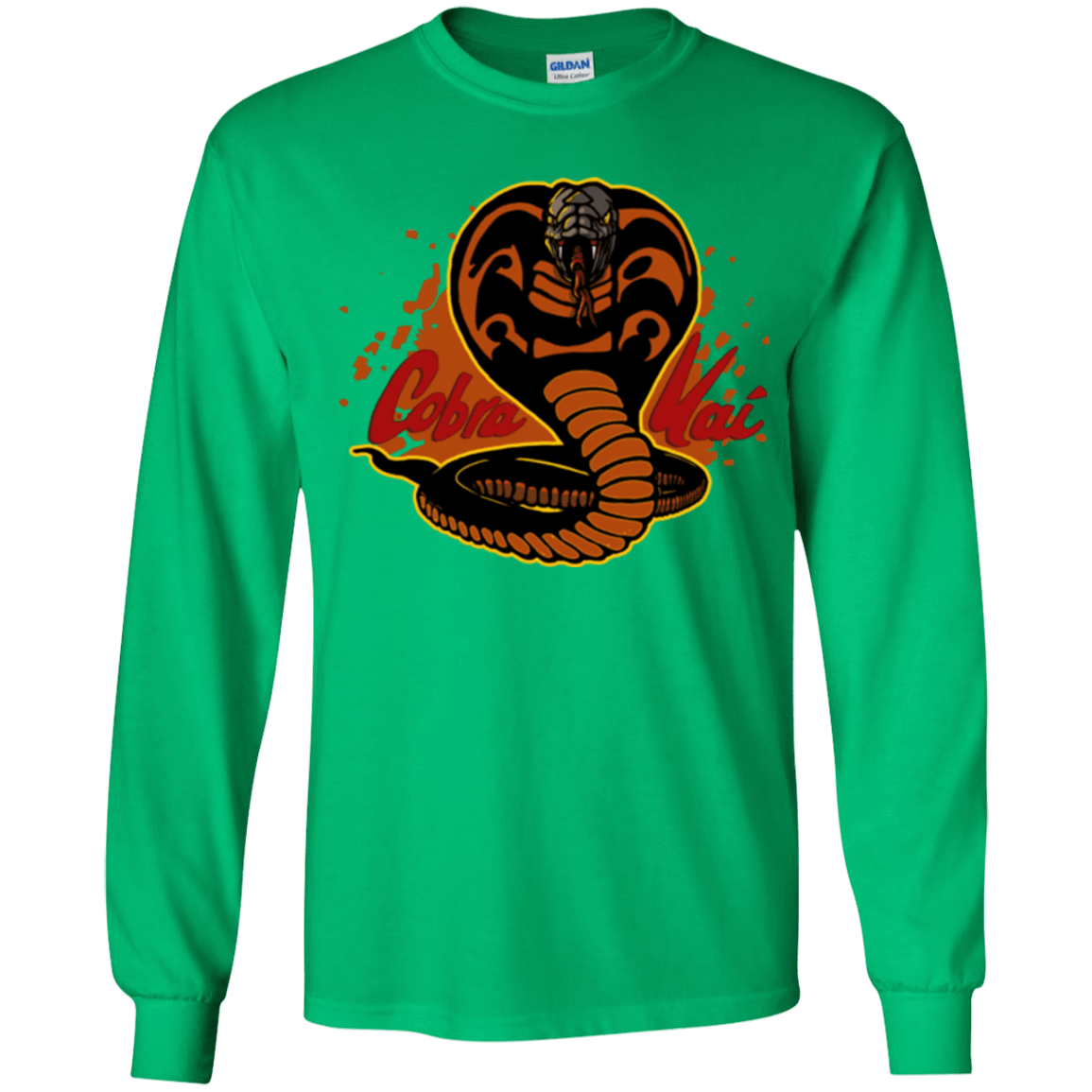 T-Shirts Irish Green / YS Familiar Reptile Youth Long Sleeve T-Shirt