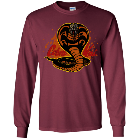 T-Shirts Maroon / YS Familiar Reptile Youth Long Sleeve T-Shirt