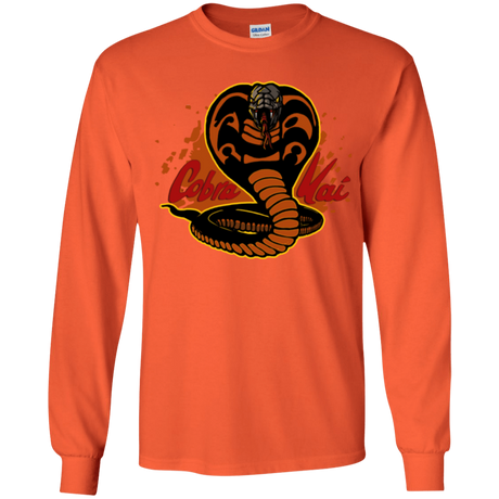 T-Shirts Orange / YS Familiar Reptile Youth Long Sleeve T-Shirt