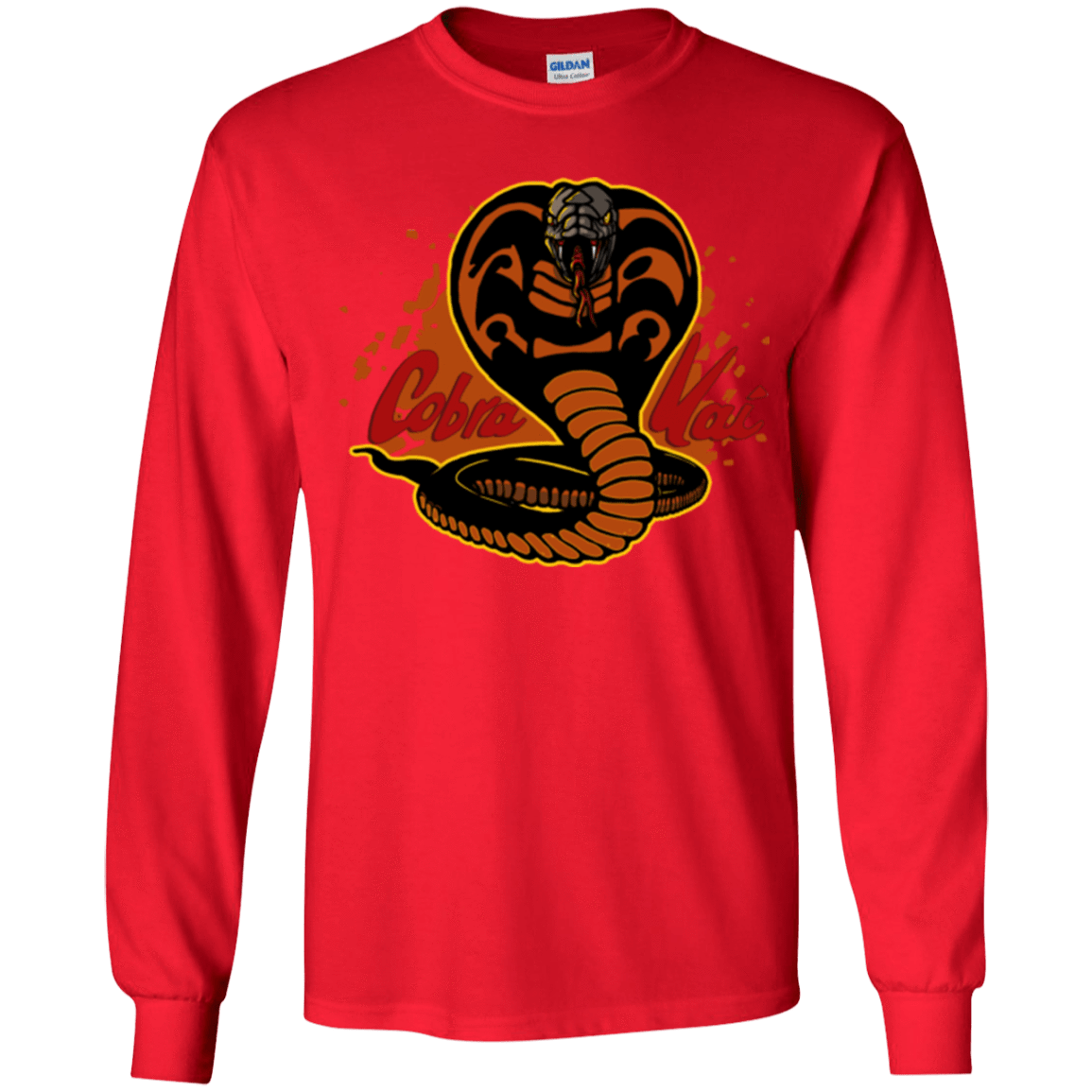 T-Shirts Red / YS Familiar Reptile Youth Long Sleeve T-Shirt