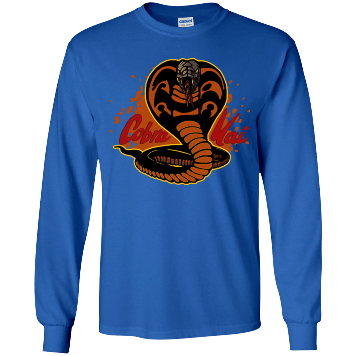 T-Shirts Royal / YS Familiar Reptile Youth Long Sleeve T-Shirt