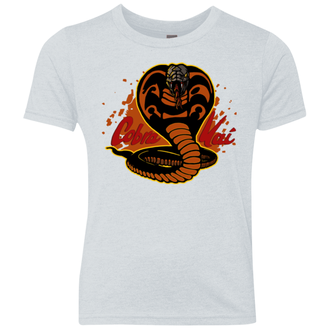 T-Shirts Heather White / YXS Familiar Reptile Youth Triblend T-Shirt