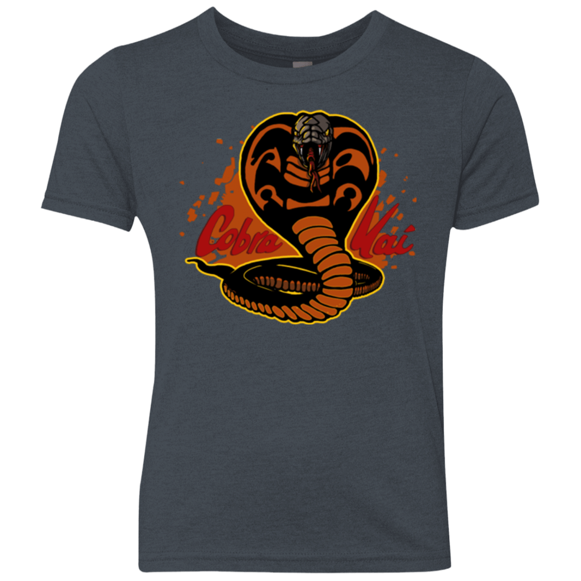 T-Shirts Vintage Navy / YXS Familiar Reptile Youth Triblend T-Shirt