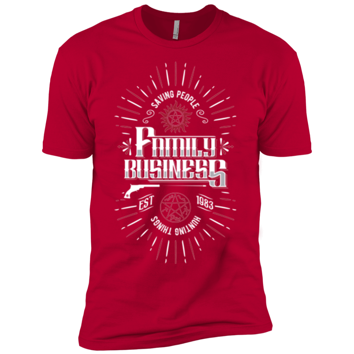 T-Shirts Red / YXS Family Business Boys Premium T-Shirt