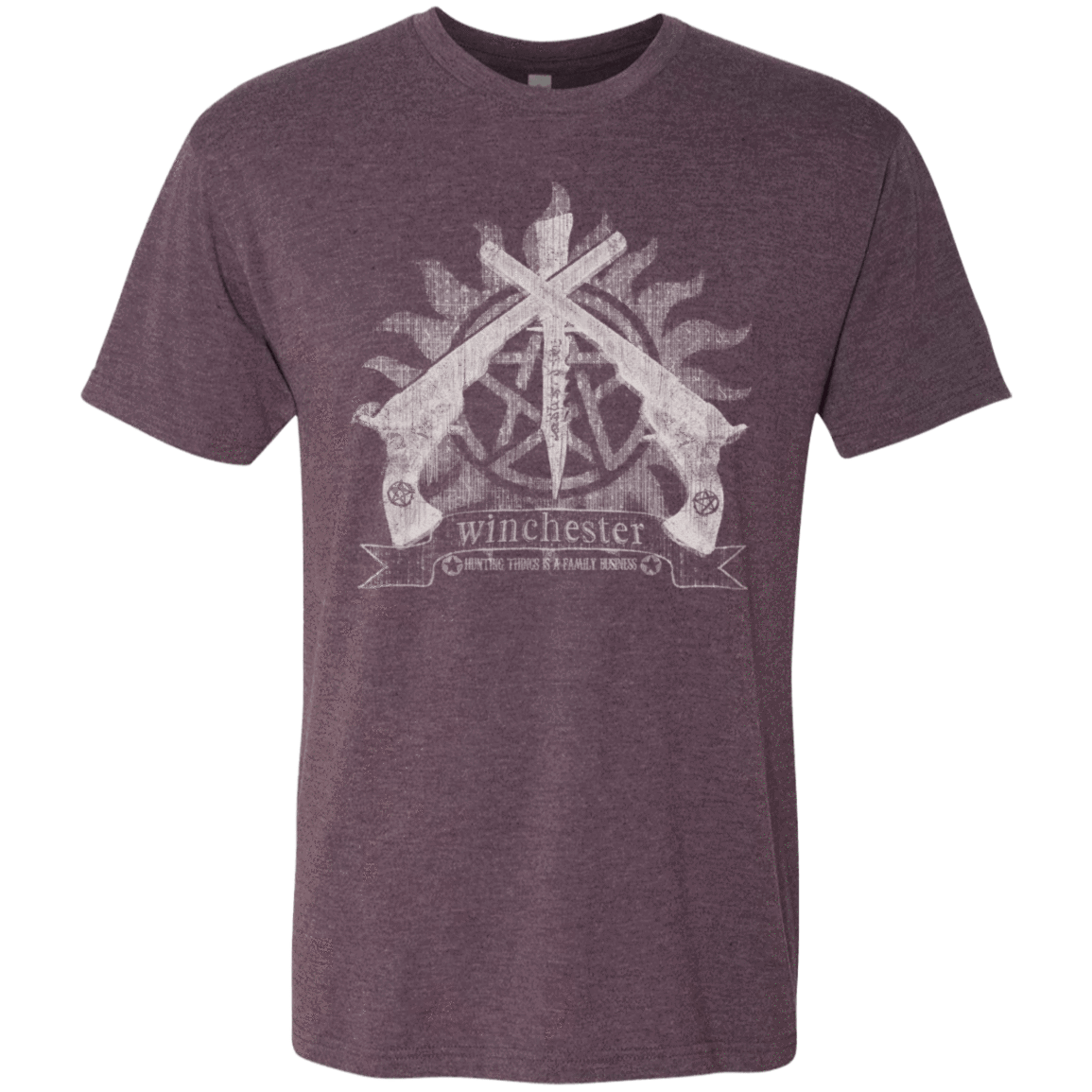 T-Shirts Vintage Purple / S Family Business Men's Triblend T-Shirt