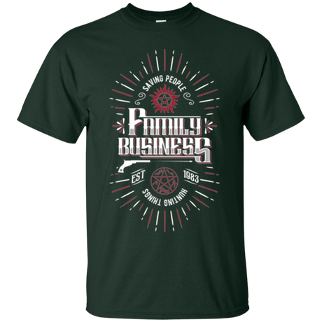 T-Shirts Forest Green / Small Family Business T-Shirt