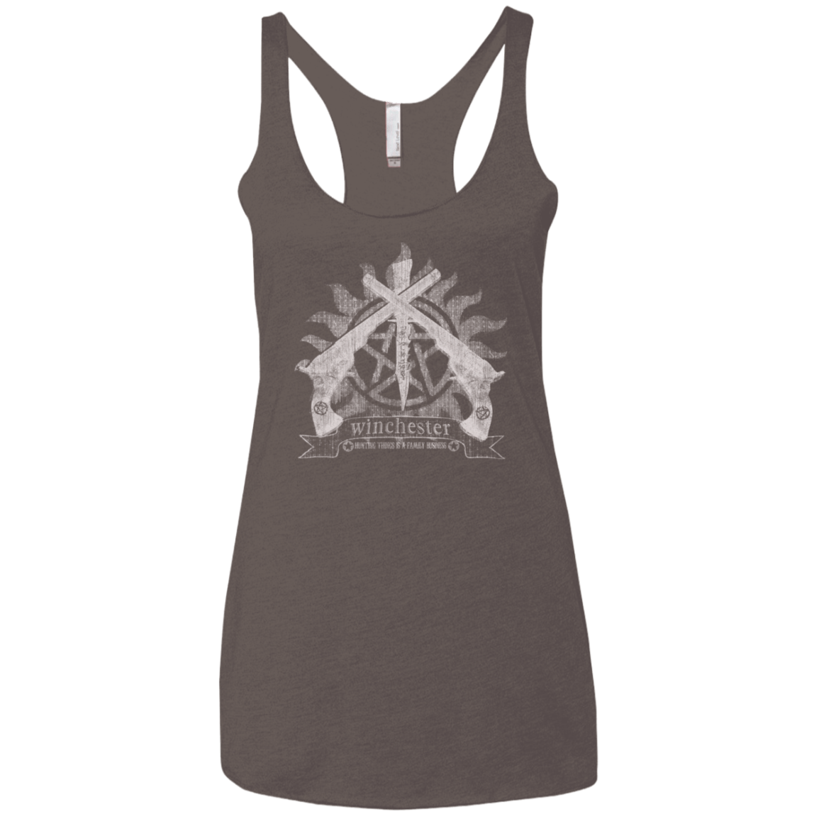 Family Business Women's Triblend Racerback Tank