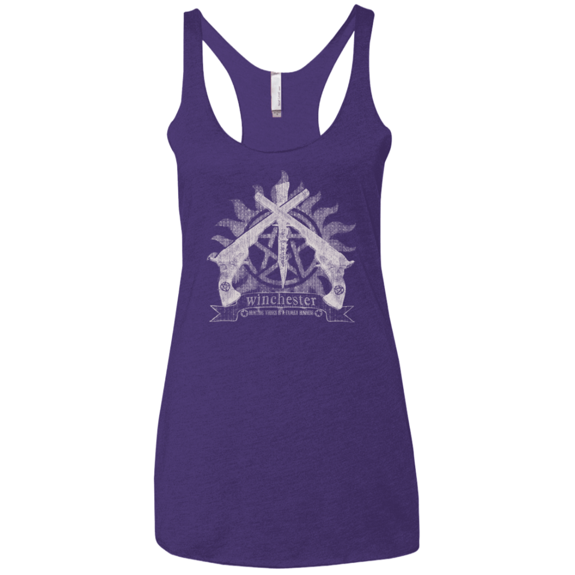 Family Business Women's Triblend Racerback Tank