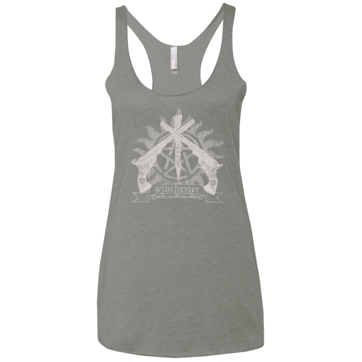 Family Business Women's Triblend Racerback Tank