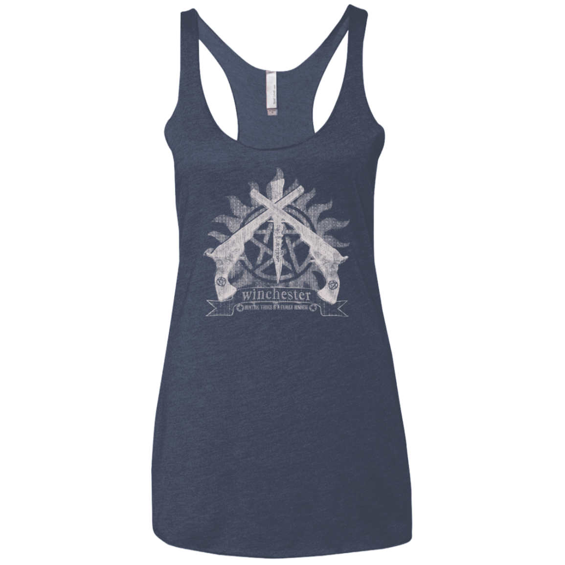 Family Business Women's Triblend Racerback Tank