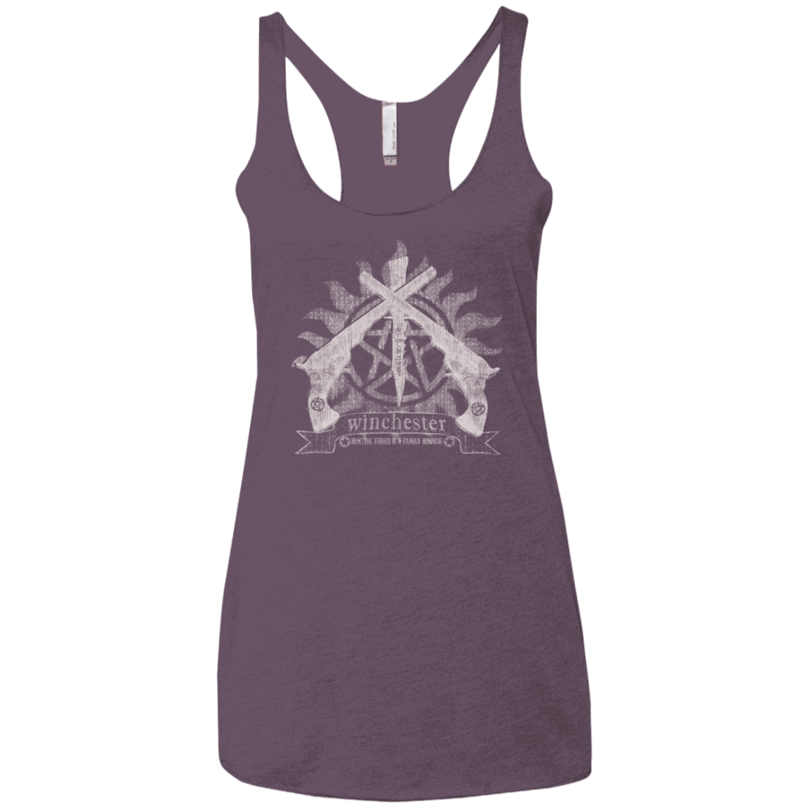 Family Business Women's Triblend Racerback Tank