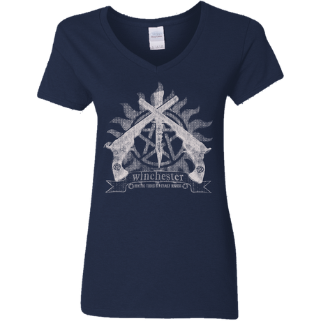 T-Shirts Navy / S Family Business Women's V-Neck T-Shirt