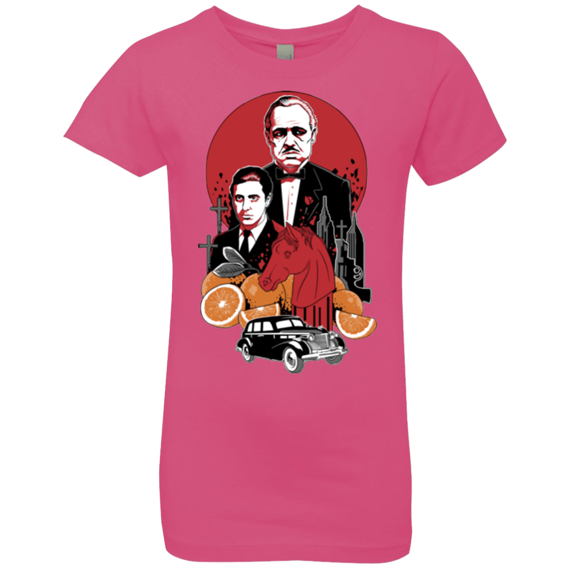 T-Shirts Hot Pink / YXS Family Cursed Girls Premium T-Shirt