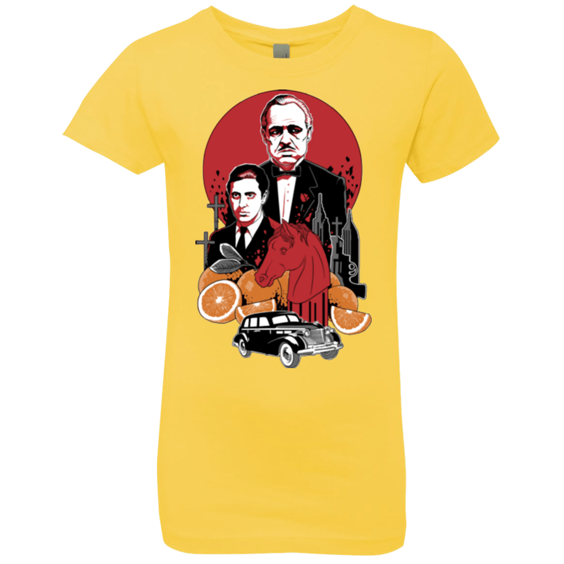 T-Shirts Vibrant Yellow / YXS Family Cursed Girls Premium T-Shirt