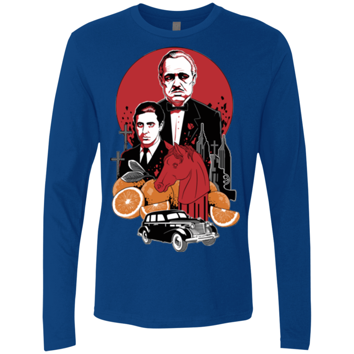 T-Shirts Royal / Small Family Cursed Men's Premium Long Sleeve