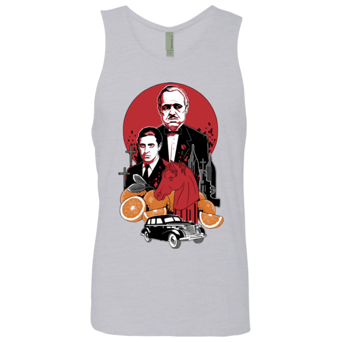 T-Shirts Heather Grey / Small Family Cursed Men's Premium Tank Top