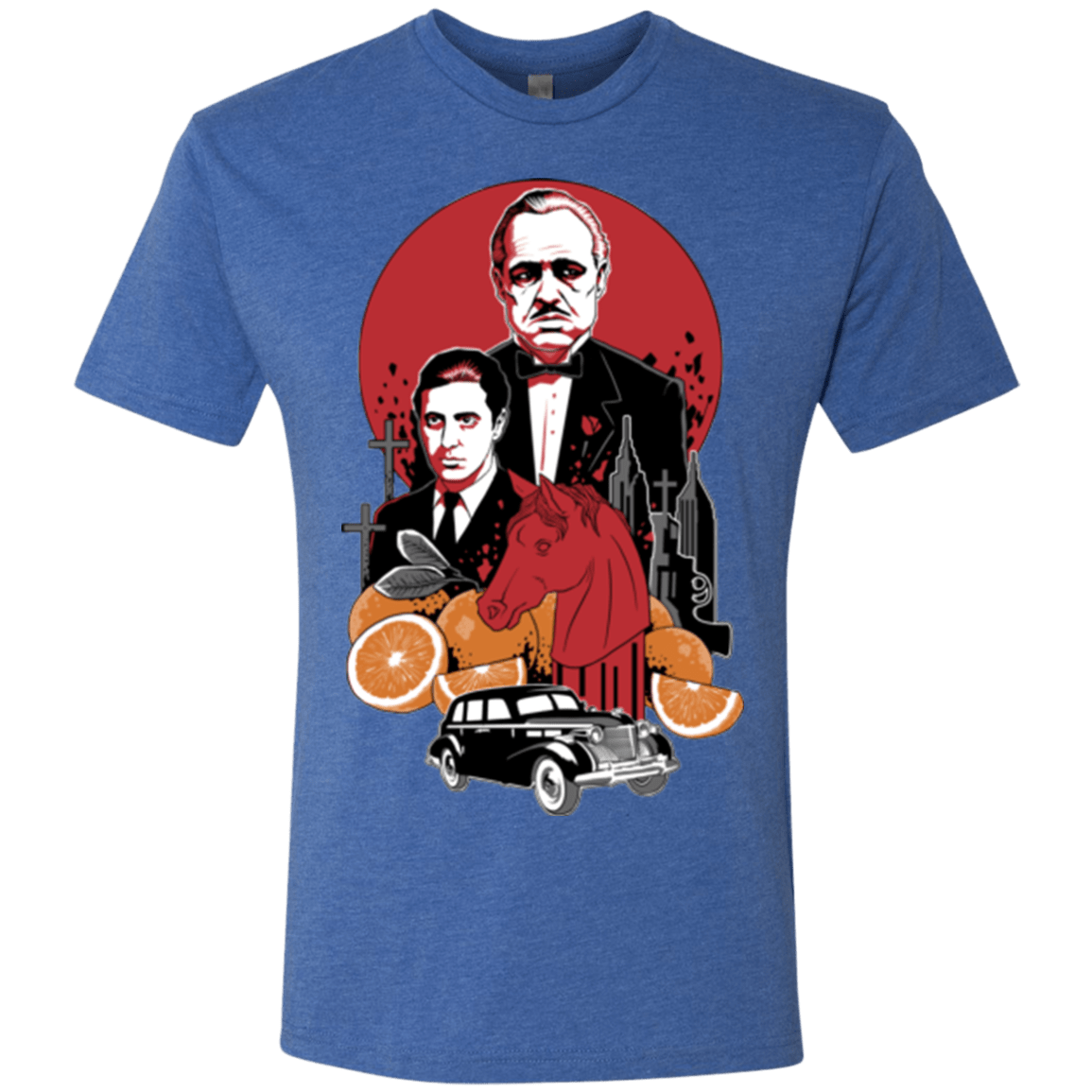 T-Shirts Vintage Royal / Small Family Cursed Men's Triblend T-Shirt