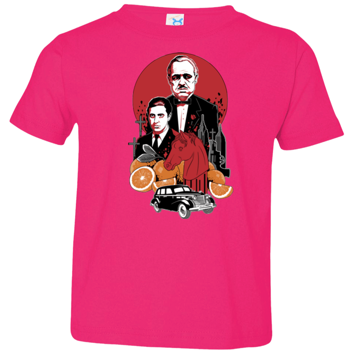 T-Shirts Hot Pink / 2T Family Cursed Toddler Premium T-Shirt