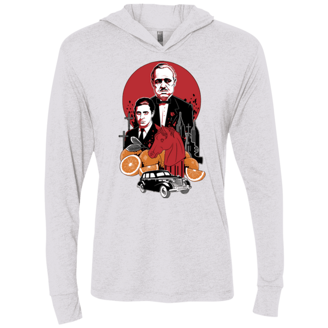 T-Shirts Heather White / X-Small Family Cursed Triblend Long Sleeve Hoodie Tee