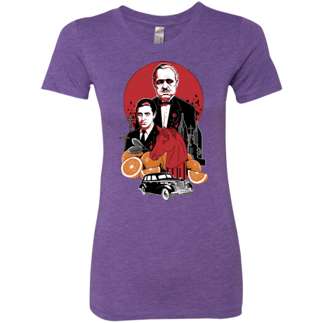 T-Shirts Purple Rush / Small Family Cursed Women's Triblend T-Shirt