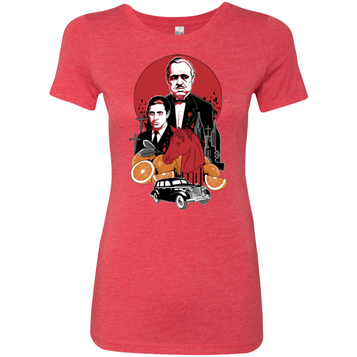 T-Shirts Vintage Red / Small Family Cursed Women's Triblend T-Shirt