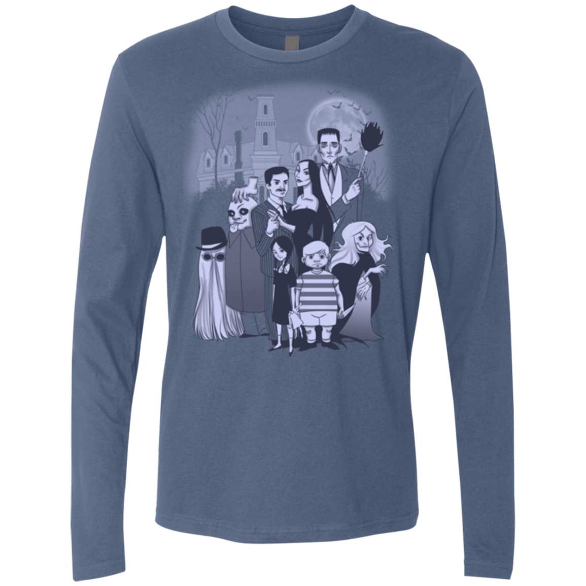 T-Shirts Indigo / Small Family Portrait Men's Premium Long Sleeve