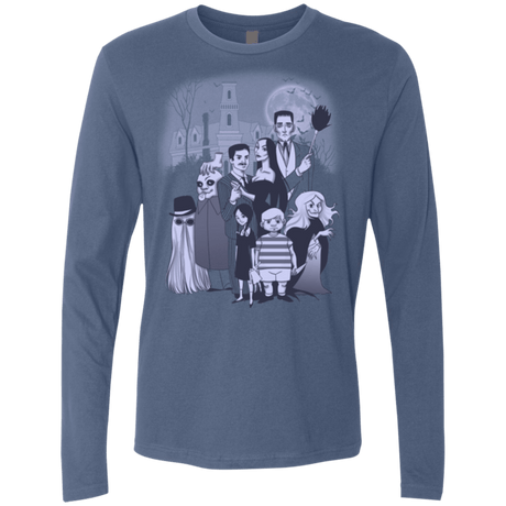 T-Shirts Indigo / Small Family Portrait Men's Premium Long Sleeve