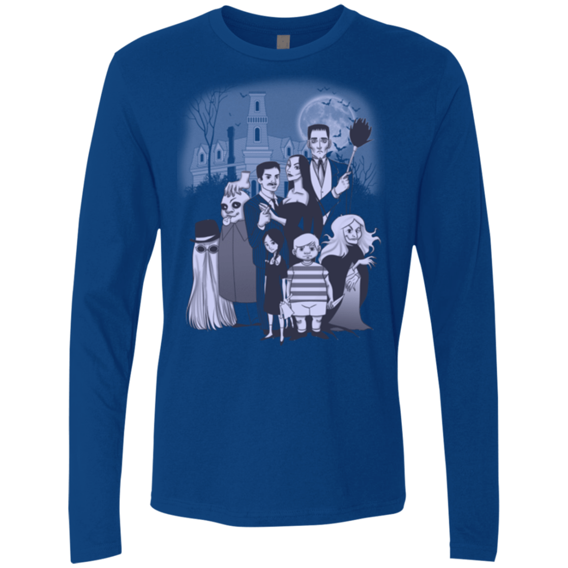 T-Shirts Royal / Small Family Portrait Men's Premium Long Sleeve