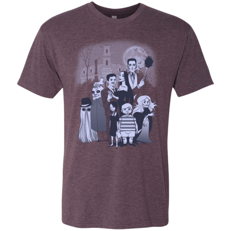 T-Shirts Vintage Purple / Small Family Portrait Men's Triblend T-Shirt