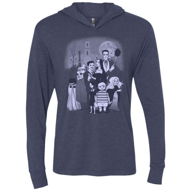 T-Shirts Vintage Navy / X-Small Family Portrait Triblend Long Sleeve Hoodie Tee