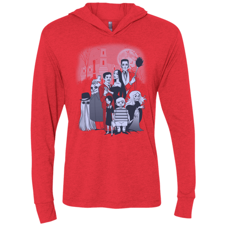 T-Shirts Vintage Red / X-Small Family Portrait Triblend Long Sleeve Hoodie Tee