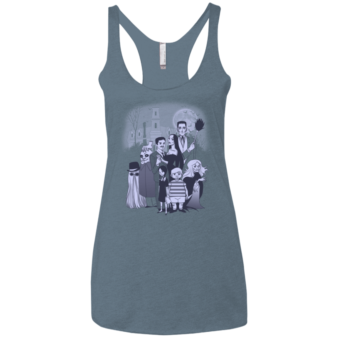 T-Shirts Indigo / X-Small Family Portrait Women's Triblend Racerback Tank
