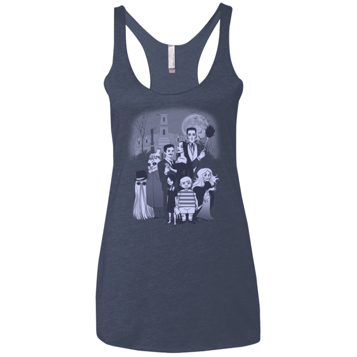 T-Shirts Vintage Navy / X-Small Family Portrait Women's Triblend Racerback Tank