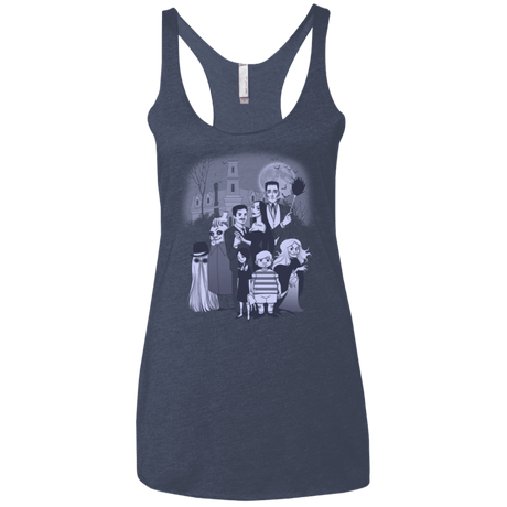 T-Shirts Vintage Navy / X-Small Family Portrait Women's Triblend Racerback Tank