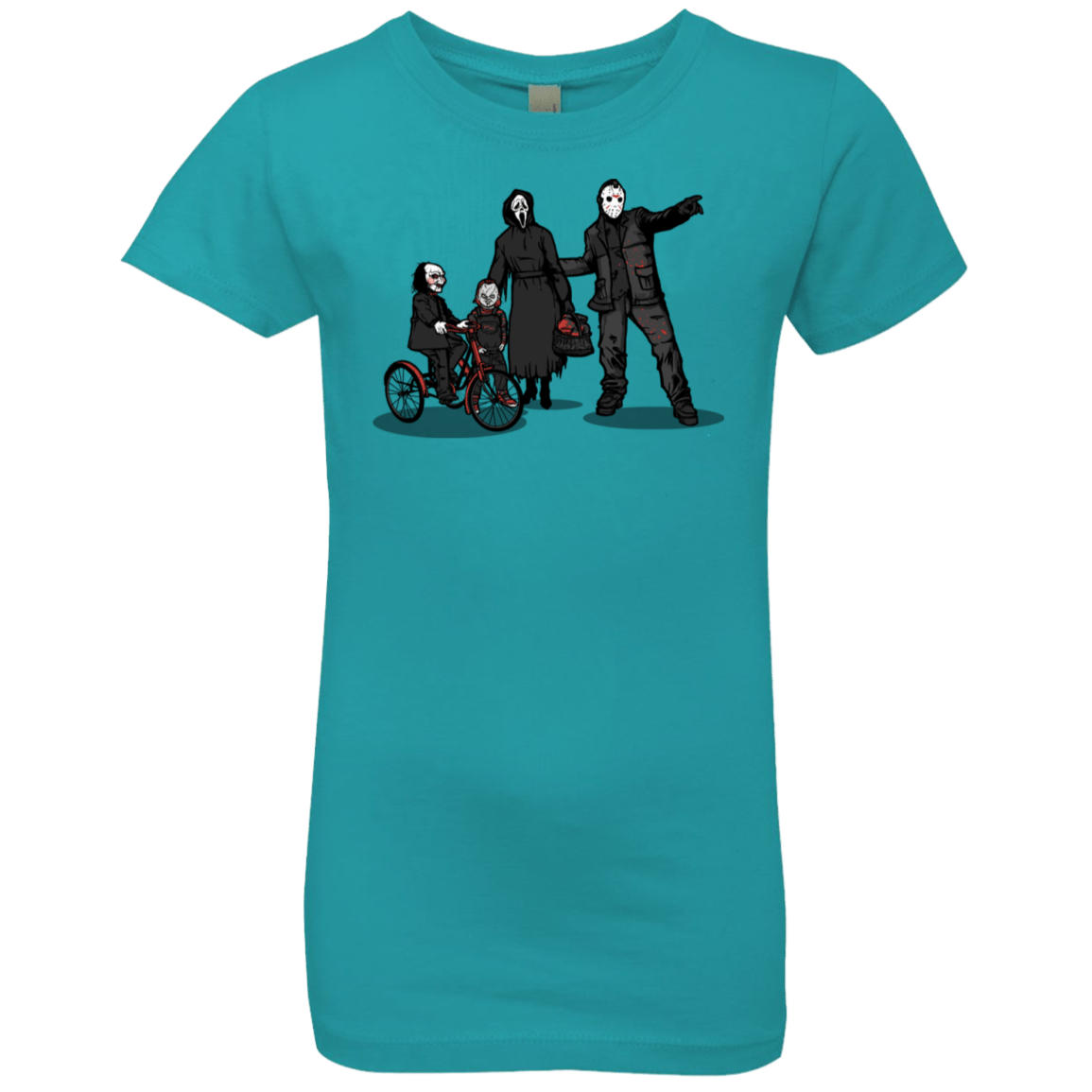 T-Shirts Tahiti Blue / YXS Family Values Girls Premium T-Shirt