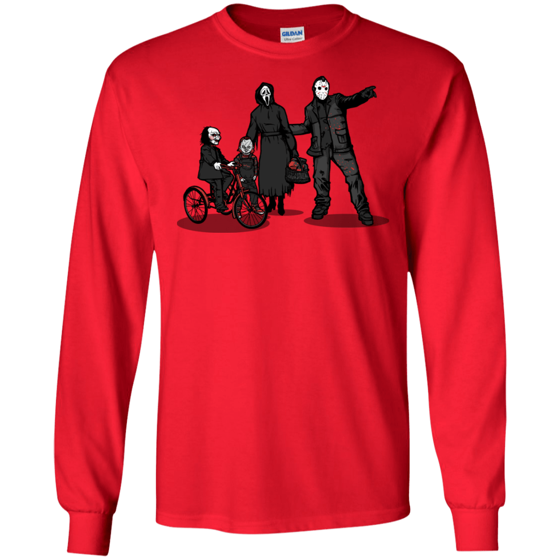 T-Shirts Red / S Family Values Men's Long Sleeve T-Shirt