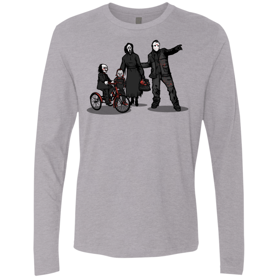 T-Shirts Heather Grey / S Family Values Men's Premium Long Sleeve
