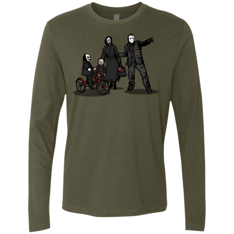 T-Shirts Military Green / S Family Values Men's Premium Long Sleeve