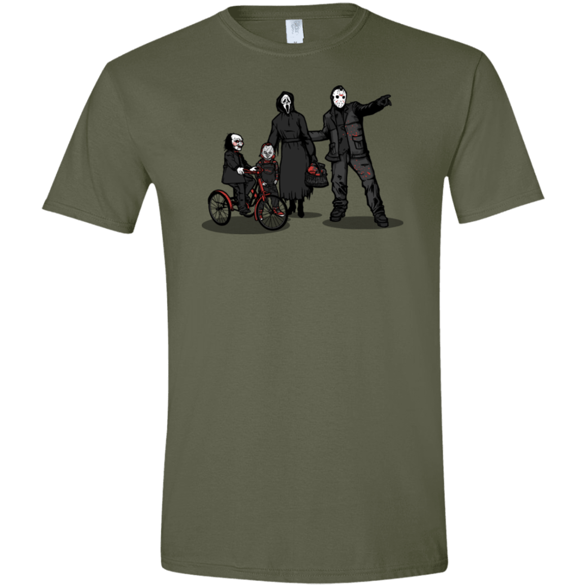 T-Shirts Military Green / S Family Values Men's Semi-Fitted Softstyle