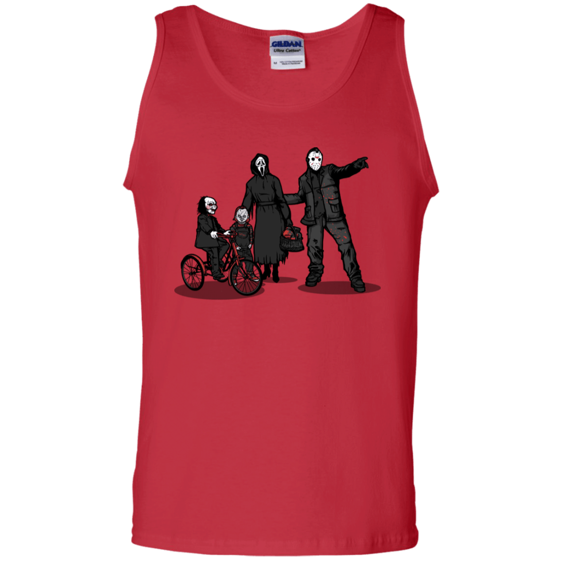 T-Shirts Red / S Family Values Men's Tank Top