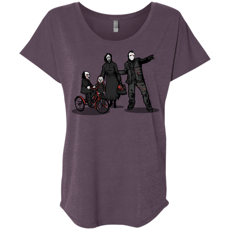 T-Shirts Vintage Purple / X-Small Family Values Triblend Dolman Sleeve